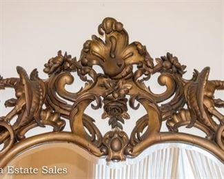 Exceptional Carved Dragon Mirror