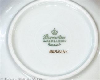 Bavarian Bareuther Waldsassen Dinnerware Set