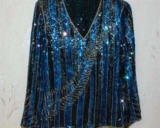 Women's Designer Clothing - Sequined Tops and Gowns