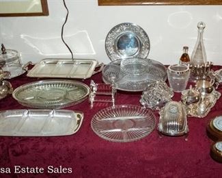 Silver Plate serving pieces