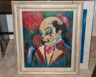 CREEPY Clown Painting!