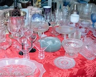 Tables of Glassware