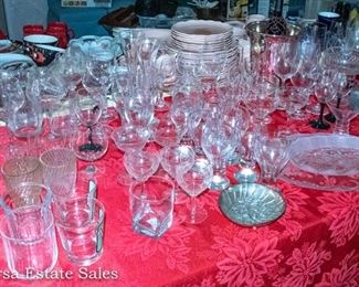 Tables of Glassware