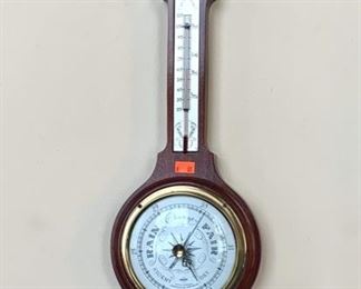 Vintage Thermometer / Barometer