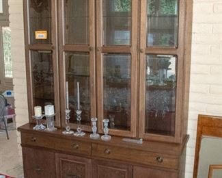Large China Cabinet - 8' HIGH