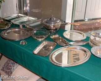 Silver-plate Serving Pieces