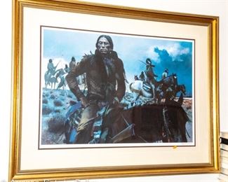 Native American Lithographs by GUY MANNING