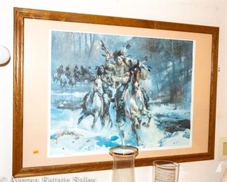 Native American Lithographs by GUY MANNING