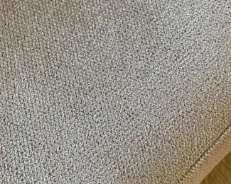 Alternate view - Curved Interior Crafts sofa with down filled cushions. MEASUREMENTS: 27 1/2"H x 96"L x 42"D. $1200.