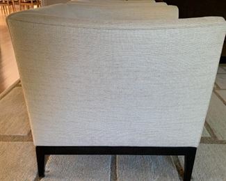 Alternate view - Side Chair by Interior Crafts. MEASUREMENTS: 28"H x 34"W x 30"D. Pair $750 - Separately $450 Ea.