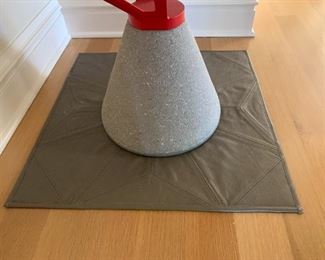 Alternate view - Magis Chair One with concrete base by Konstantin Grcic - mat included. MEASUREMENTS: 32"H x 22"W x 23"D. Rug included 26" x 26". $475