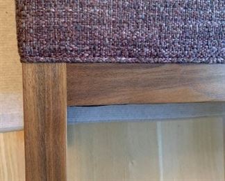 Alternate view - Custom made bench by Mark Roe of The Furniture Shop. MEASUREMENTS: 18"H x 35 1/2"L x 17 1/2"D. $375