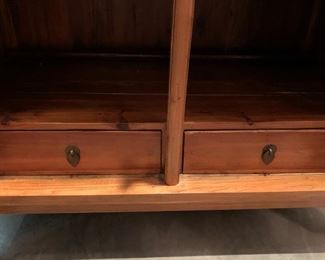 Alternate view - Antique Chinese cabinet with shelves. Great for liquor storage. MEASUREMENTS: 74"H x 43 1/2"W x 22 1/2"D. $800