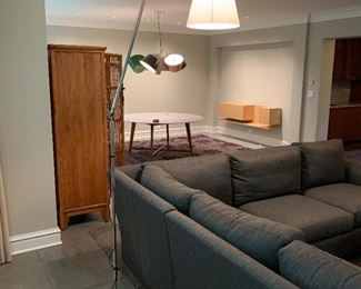 Alternate view - Artemide Tolomeo floor lamp. MEASUREMENTS: Fully extended approximately 9 1/2' tall. $675
