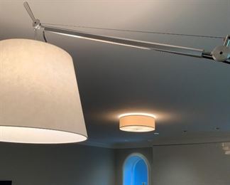 Alternate view - Artemide Tolomeo floor lamp. MEASUREMENTS: Fully extended approximately 9 1/2' tall. $675