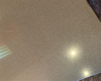 Alternate view - Room and Board end table with quartz top. MEASUREMENTS: 24"H x 30"L x 20"W. $275