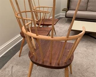 Alternate view - De La Espada Kimble Windsor Chairs MEASUREMENTS: 42 1/2"H x 26"W x 26 1/2"D. $800 Ea. or $2,000 for the three.