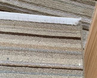 Alternate view - Extra long wool striped runner. MEASUREMENTS: 21 1/2' L x 29" W. $250