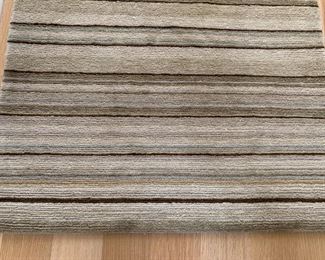 Alternate view - Extra long wool striped runner. MEASUREMENTS: 21 1/2' L x 29" W. $250