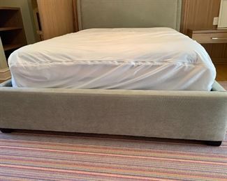 Alternate view - Queen size bed. MEASUREMENTS: Headboard - 56 1/2"H x 66 1/2"W. Bed 94"L. $350