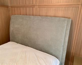 Alternate view - Queen size bed. MEASUREMENTS: Headboard - 56 1/2"H x 66 1/2"W. Bed 94"L. $350