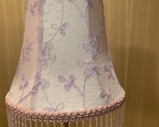Alternate view - Small boudoir lamp. MEASUREMENTS: 17"H. $25