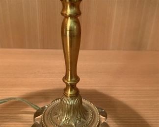Alternate view - Small boudoir lamp. MEASUREMENTS: 17"H. $25