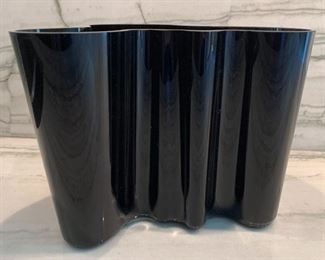 Alvar Aalto Ittala vase. MEASUREMENTS: 6 1/4"H x 8"W. $75