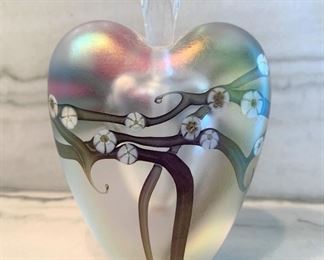 Alternate view - Zellique art glass perfume bottle. MEASUREMENTS: 3 3/4"H x 3"W. $125