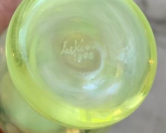 Alternate view - Small opaline glass perfume flask. $30