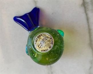 Alternate view - Petite Murano glass bird (chip to tail). MEASUREMENTS: 2 1/2"L. $5