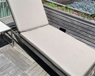 Alternate view - Chaise - comes with cushion. MEASUREMENTS: 78"L x 27"W. $375