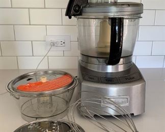 Cuisinart with accessories. $45
