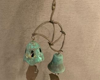 Hanging bell chime. MEASUREMENTS: 33 1/2"L. $45