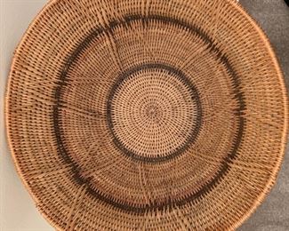 Alternate view - Hand woven basket. MEASUREMENTS: 5"H x 11"D. $35