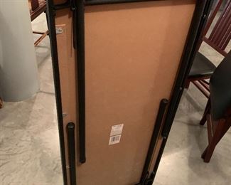 Alternate view - Folding table. MEASUREMENTS: 28"H x 48"L x 20"W. $15