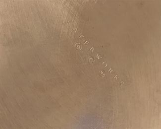 Alternate view - Waterworks trash can. MEASUREMENTS: 9 1/2H x 8 3/4"W. $20