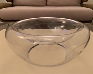 Alternate view - Large glass center bowl. MEASUREMENTS: 7"H x 15 1/2"W. $20