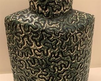 Art pottery vase. MEASUREMENTS: 12"H x 8"W. $40