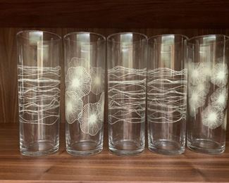 Lot of iced tea glasses. 6 1/2" Tall - $5