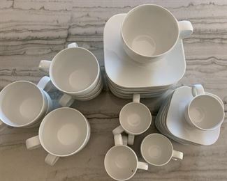 Alternate view - Set of Rosenthal Studio Line coffee/tea cups and espresso/demitasse cups and saucers. $125