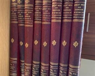 Complete volumes - Great Men and Famous Women - 8 volumes $100