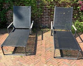 Alternate view - Pair of chaise lounge chairs. MEASUREMENTS: 71 1/2"L x 30 3/4"W. $300 Each.