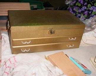 Jewelry boxes and costume jewelry