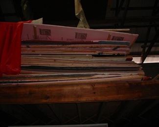 Piles of styrofoam sheets