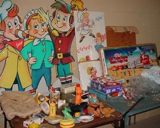 MUCH vintage advertising memorabilia