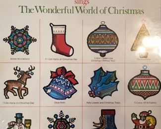 Elvis sings The Wonderful World of Christmas unopened record album