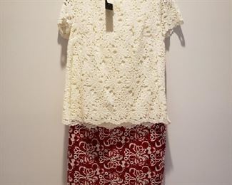 Talbots blouse and skirt, lots of Talbots clothing all small sizes