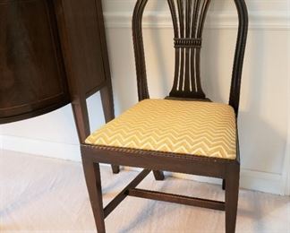 Set of eight dining chairs