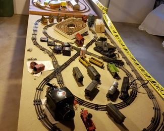 Model train board track